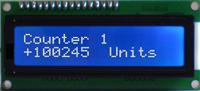 16x2 MODBUS Slave LCD