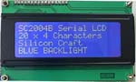20 x 4 Characters Serial LCD - Click Image to Close