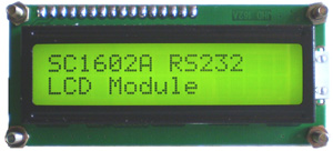 16x2 Characters RS232 LCD Module