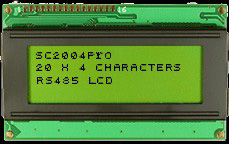 SC2004Pro 20x4 Characters RS485 LCD